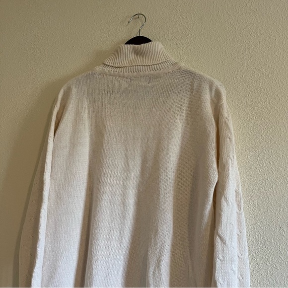 Designer Originals Studio Cream Knit Sweater Size Large - Picture 8 of 8